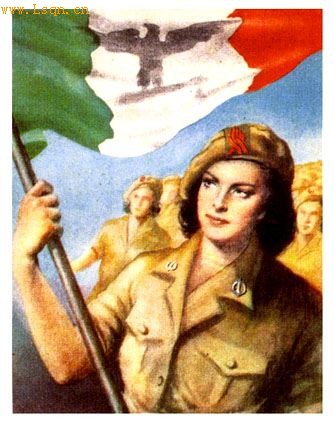 二战意大利法西斯宣传画