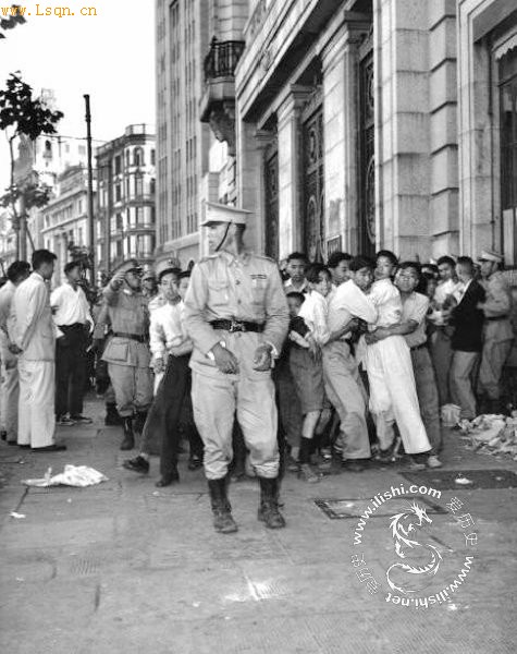 1948年上海交大学生反美大游行