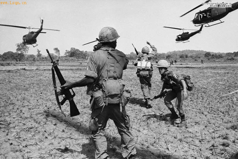 美拍65年越南战争现场照