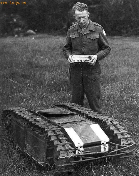 图揭二战德军遥控坦克_战争图片_历史千年